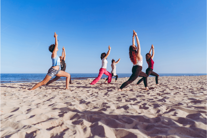 Weekly Beach Yoga Sessions on St. Simons Island — east beach yoga